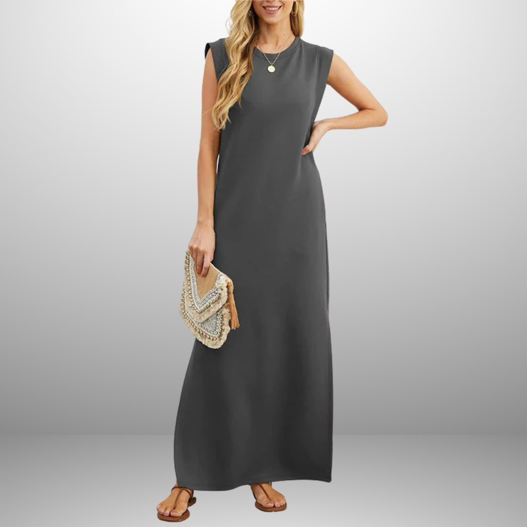 Emma | Long Flowing Crease-Free Dress