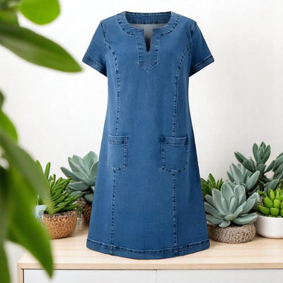 Juno | Soft Denim Dress